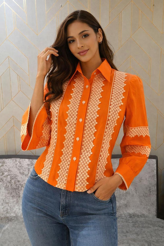 Sunlit Charm Cotton Top