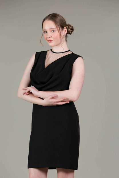 Black Cowl Dress - Sakshi Narula