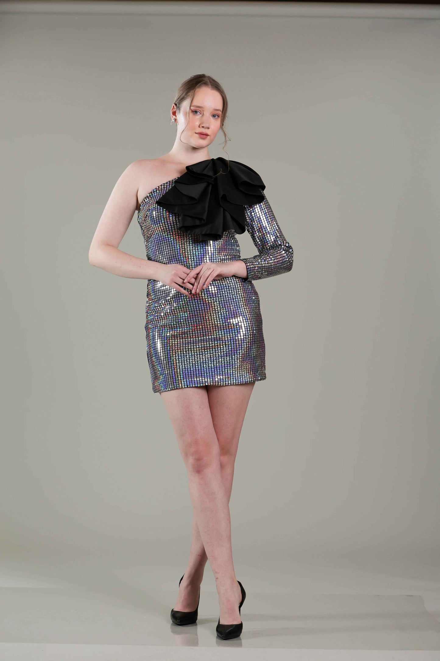 Silver Shimmer Dress - Sakshi Narula