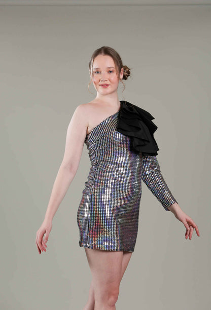 Silver Shimmer Dress - Sakshi Narula