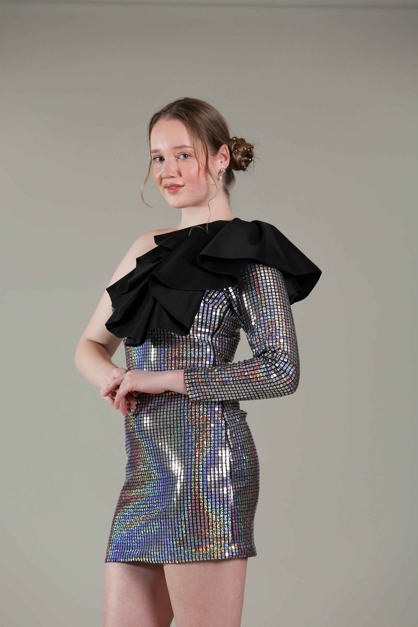 Silver Shimmer Dress - Sakshi Narula