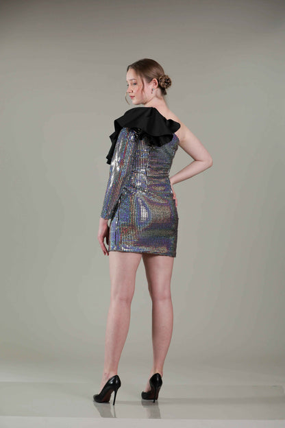 Silver Shimmer Dress - Sakshi Narula