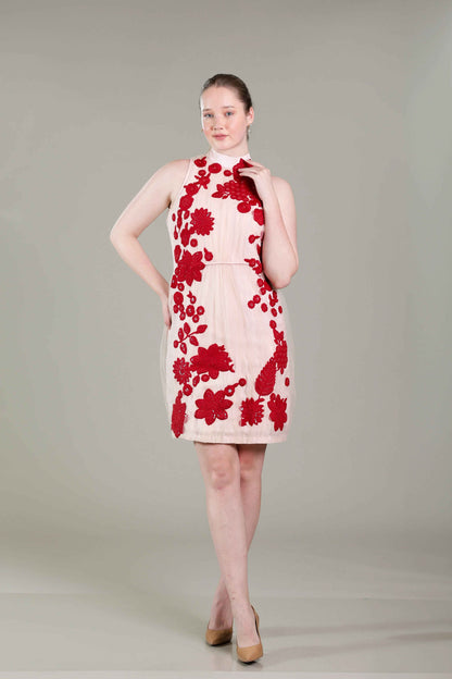 Pink Gathered Dress - Sakshi Narula