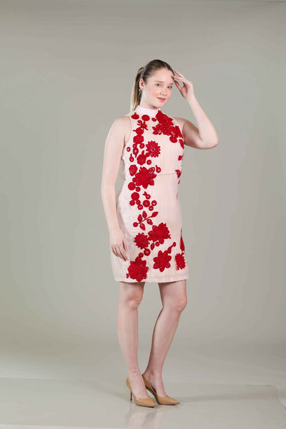 Pink Gathered Dress - Sakshi Narula