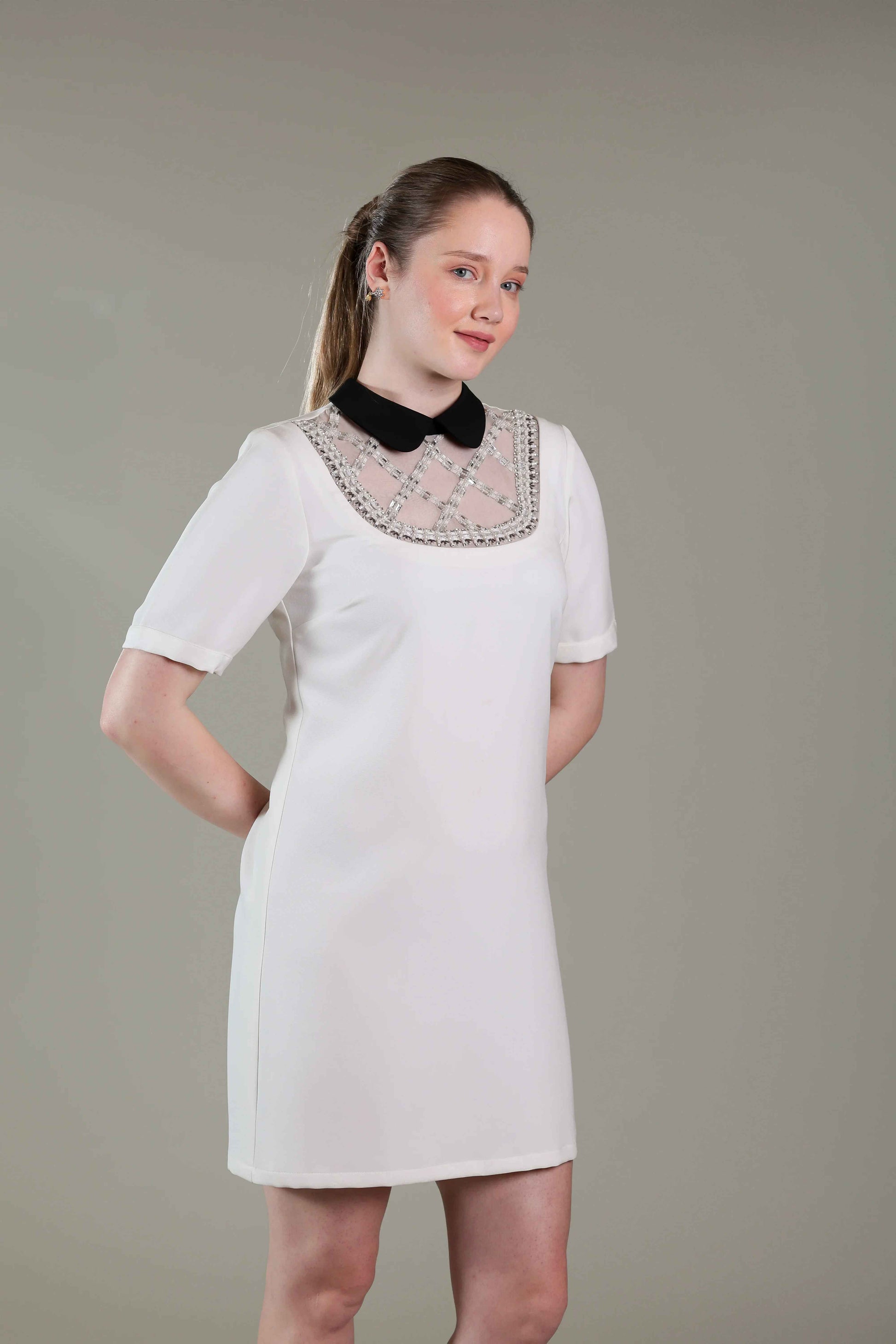 Ivory White Dress - Sakshi Narula