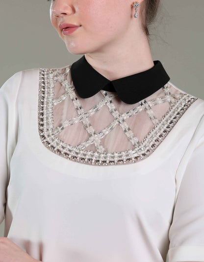 Ivory White Dress - Sakshi Narula