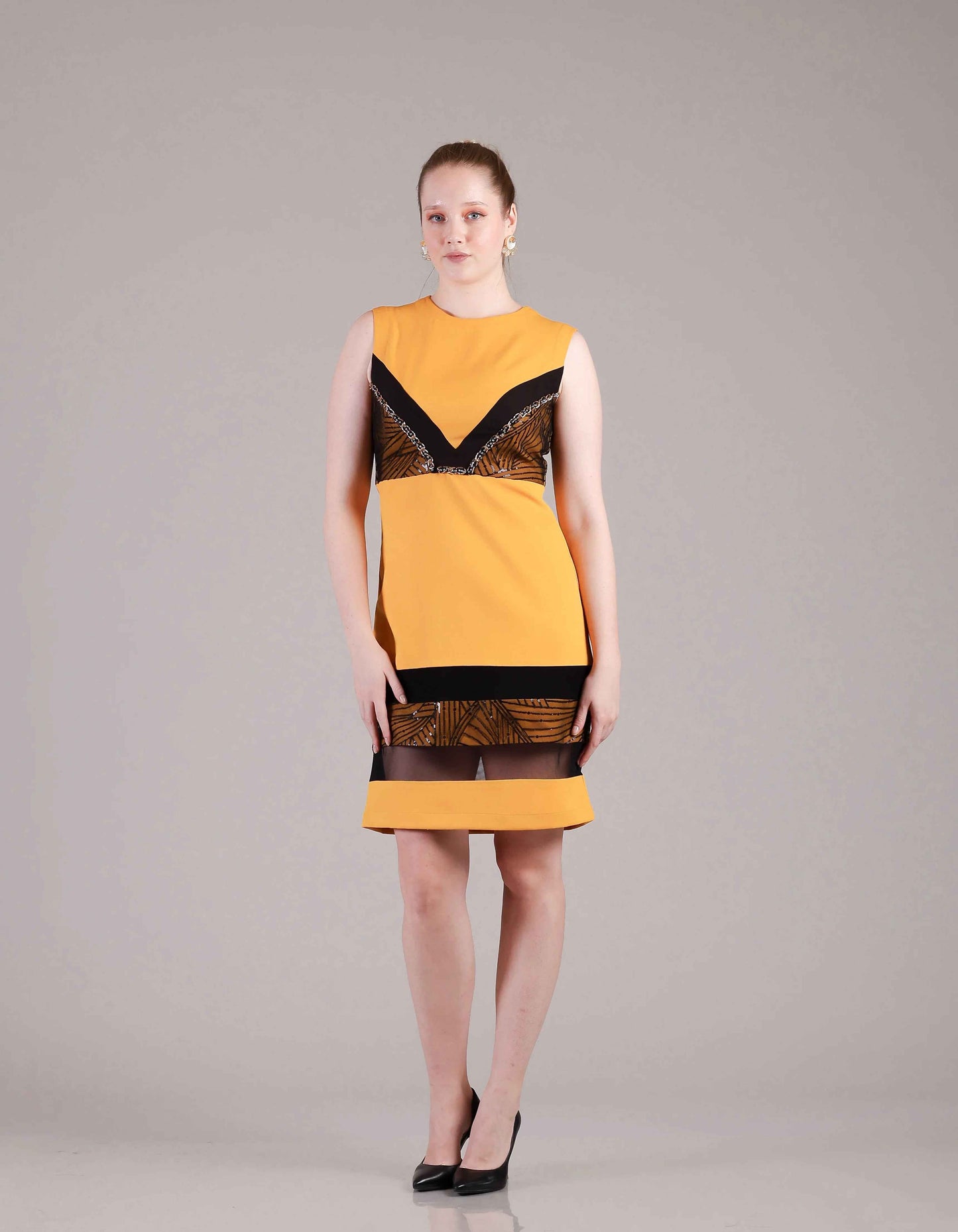 Golden Yellow Dress - Sakshi Narula