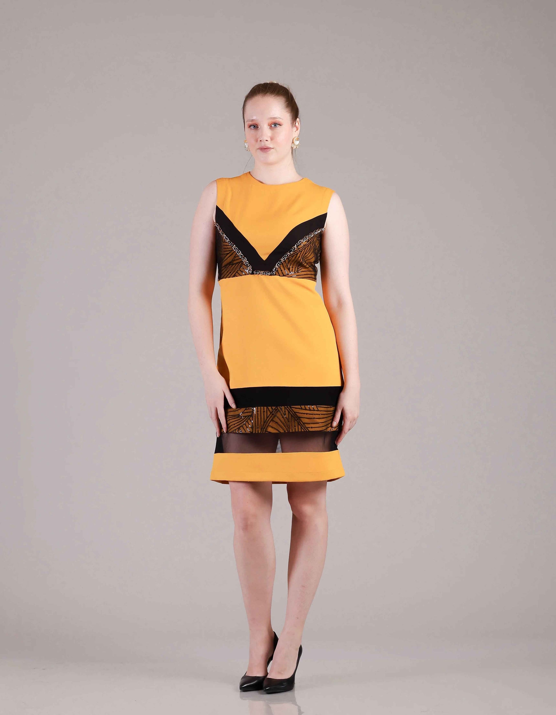 Golden Yellow Dress - Sakshi Narula