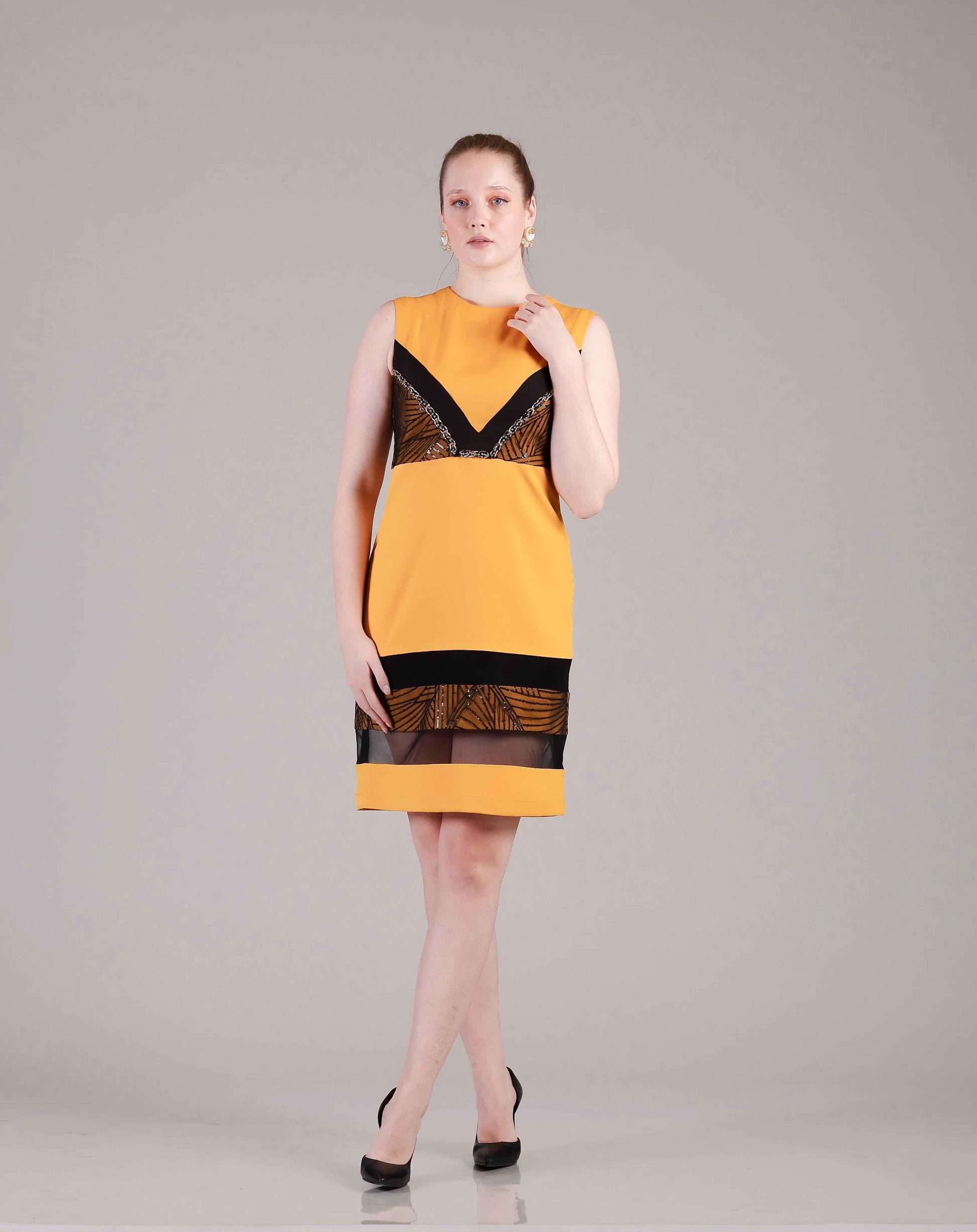 Golden Yellow Dress - Sakshi Narula