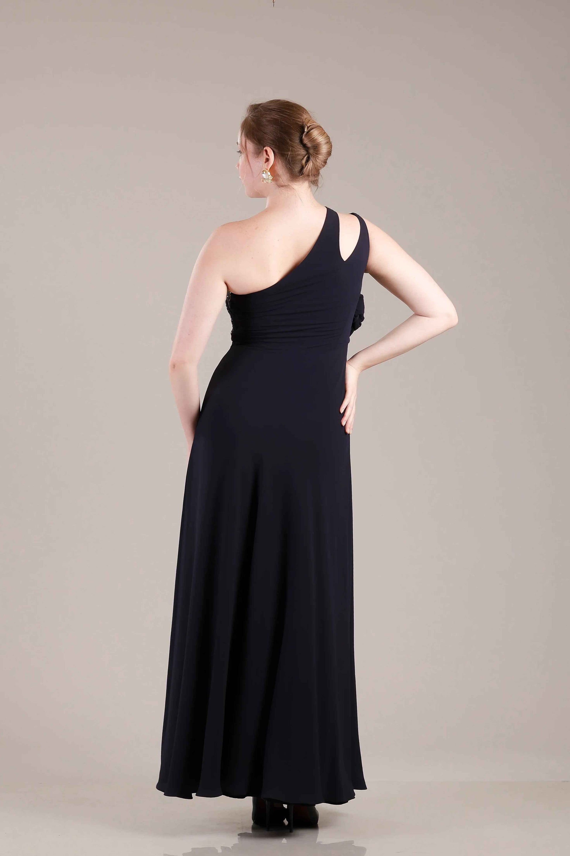 Navy Blue Gown - Sakshi Narula