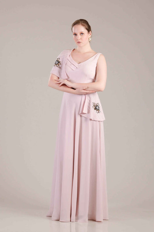 Rose Pink Gown - Sakshi Narula