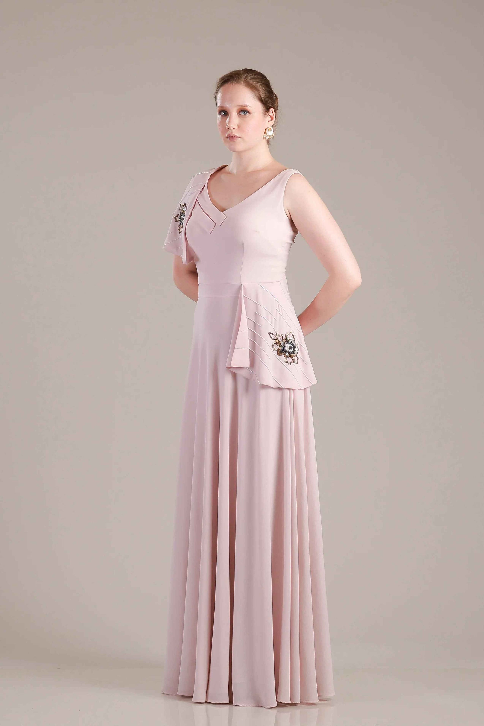 Rose Pink Gown - Sakshi Narula