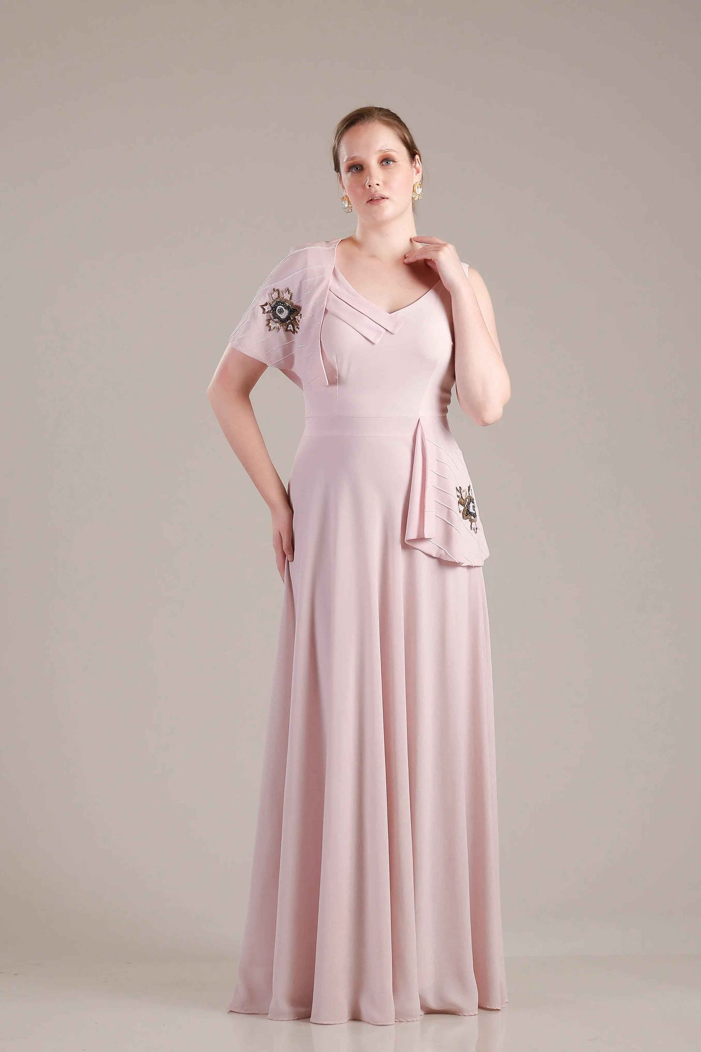 Rose Pink Gown - Sakshi Narula