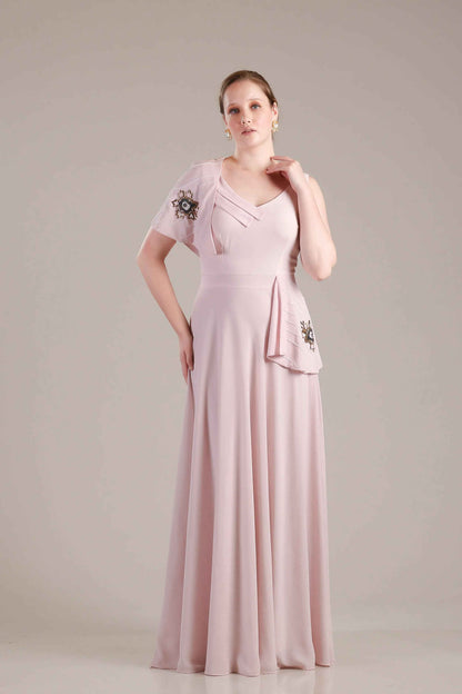 Rose Pink Gown - Sakshi Narula