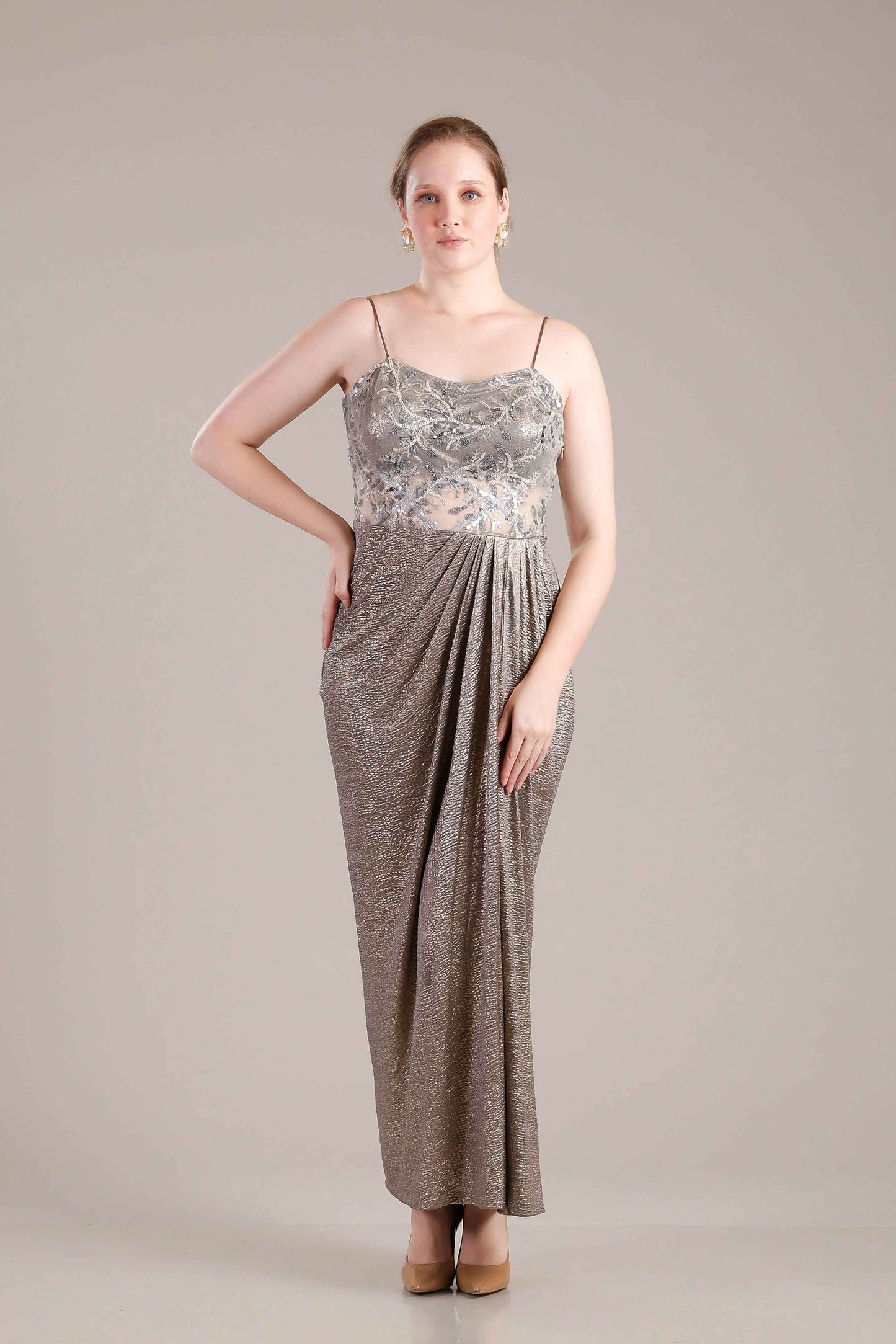 Grey Gown - Sakshi Narula