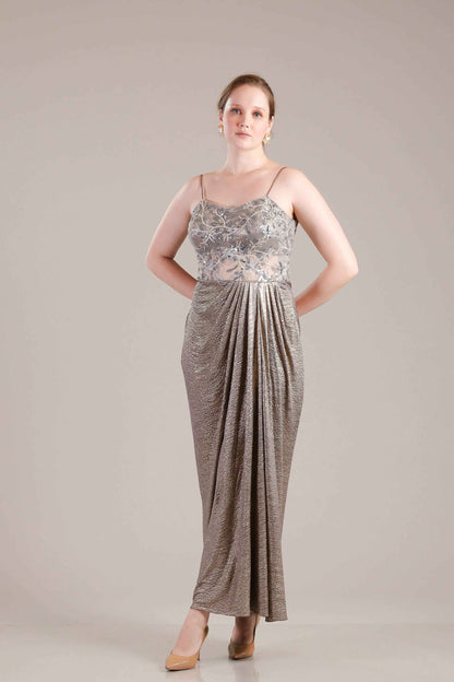 Grey Gown - Sakshi Narula