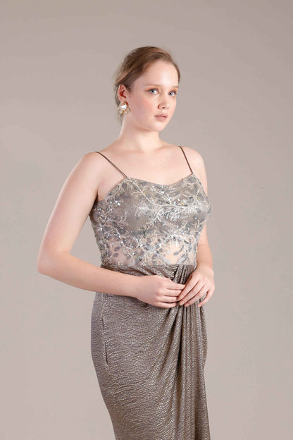 Grey Gown - Sakshi Narula