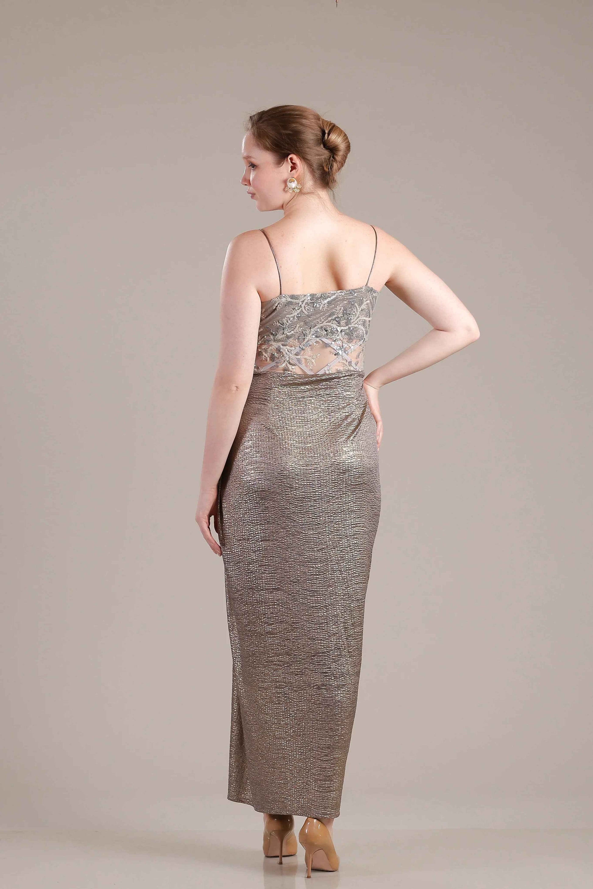 Grey Gown - Sakshi Narula