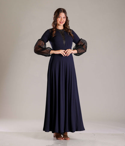 Navy Blue Gown - Sakshi Narula