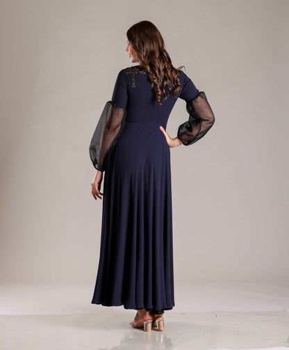 Navy Blue Gown - Sakshi Narula