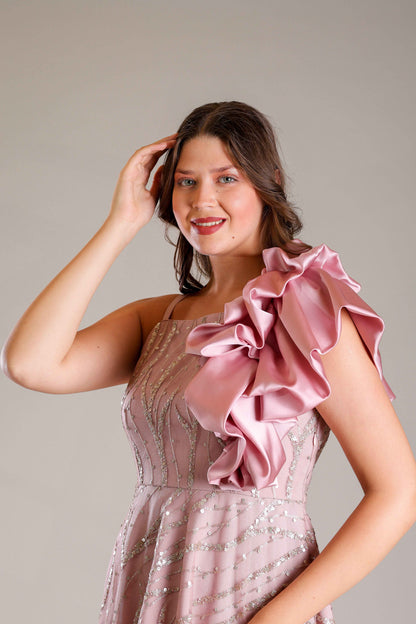 Rose Pink Dress - Sakshi Narula